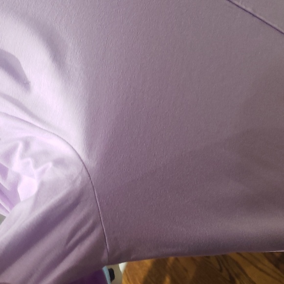 Nwot G by Guliana mock neck ecoluxe knit long sleeve tee 1X lilac - Picture 5 of 8